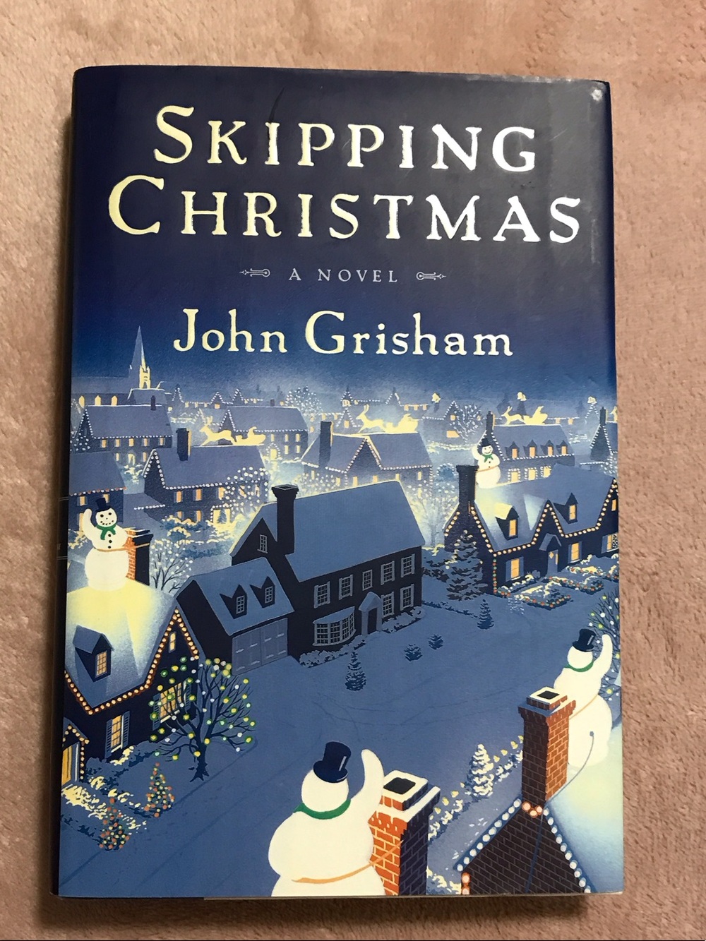 Skipping Christmas by John Grisham - Blue Holiday Cover